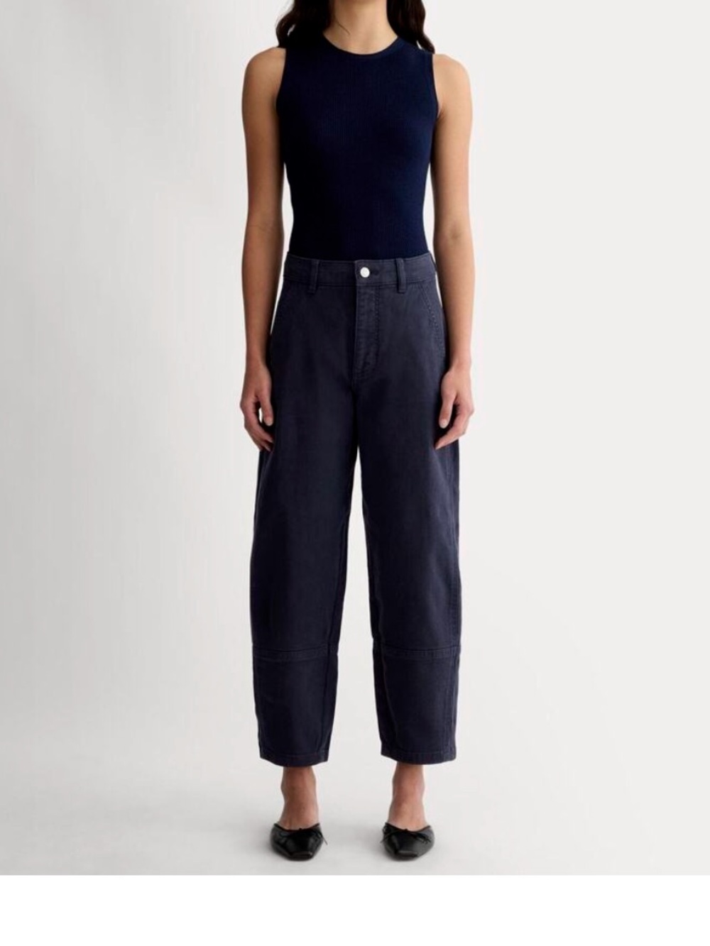 Everlane the utility barrel jeans size 00 black